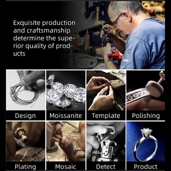 💎221💎 2 CTW DIAMOND MOISSANITE STERLING SILVER AND BLUISH GREEN STUD EARRINGS - Picture 9 of 13